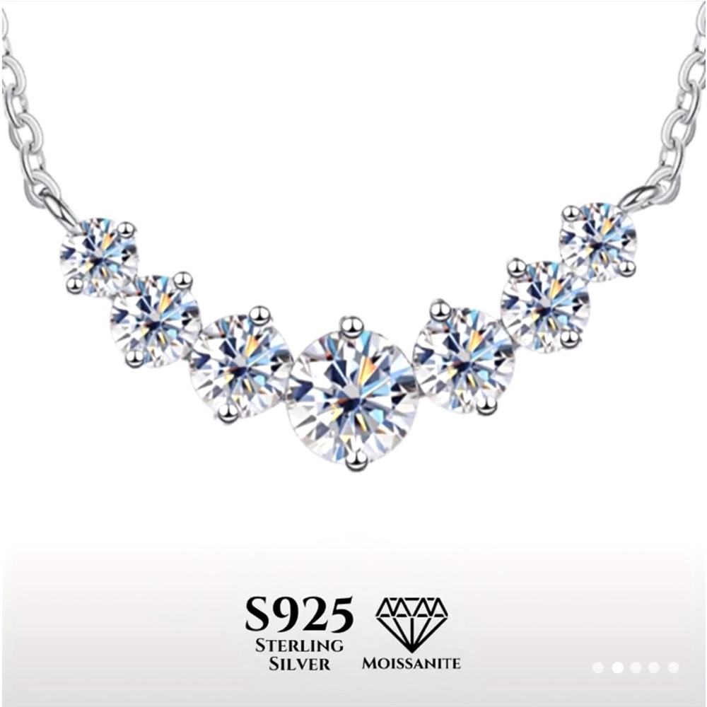 Lab Created 14k Diamond 2.8ct Necklace